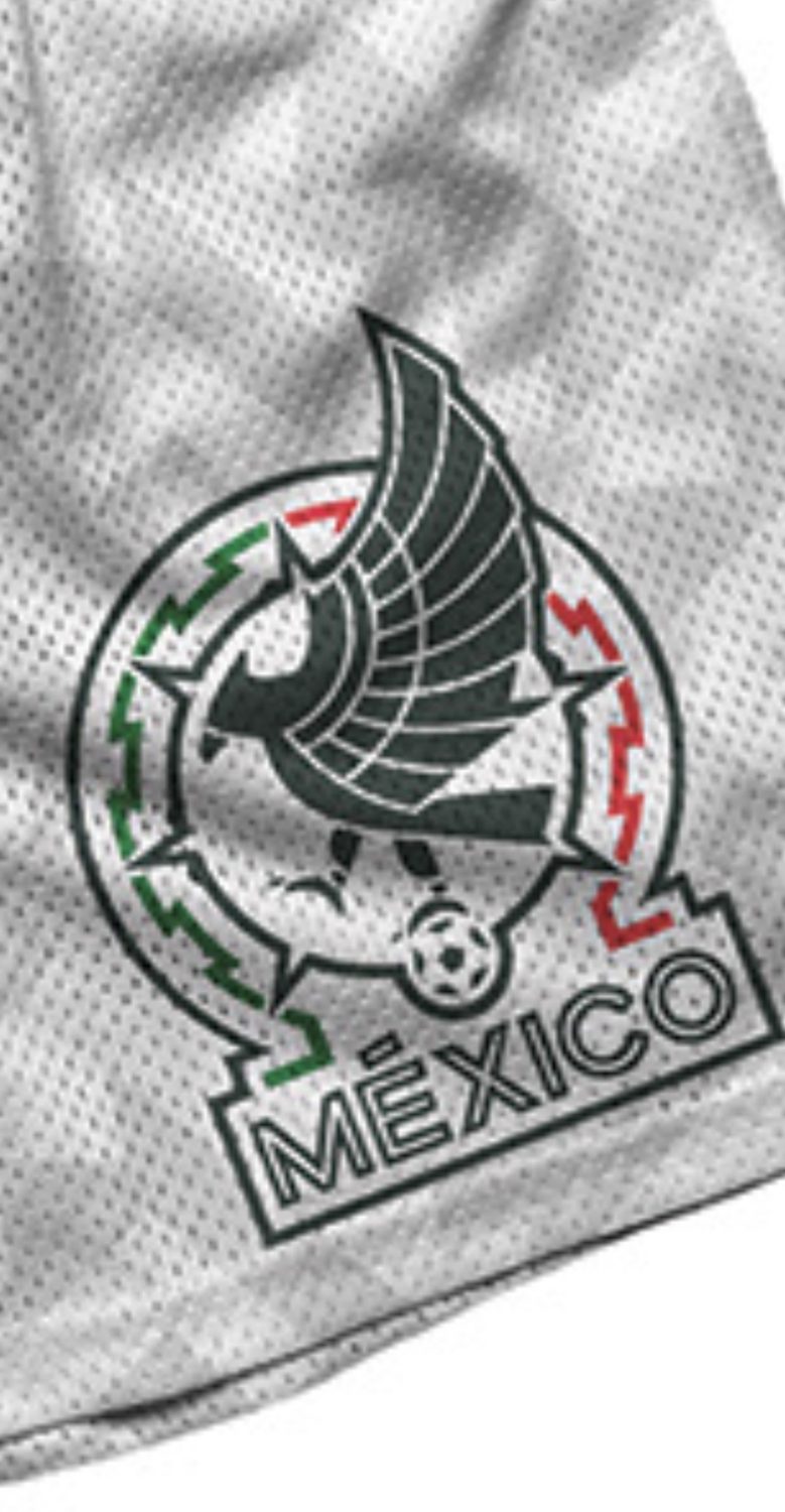 Somos Mexico shorts detail