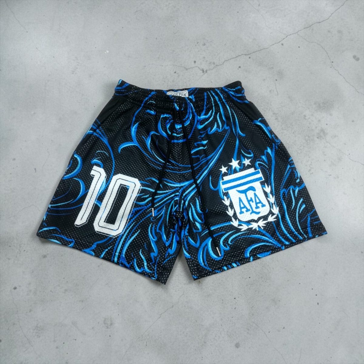 La Pulga de Argentina — mesh shorts