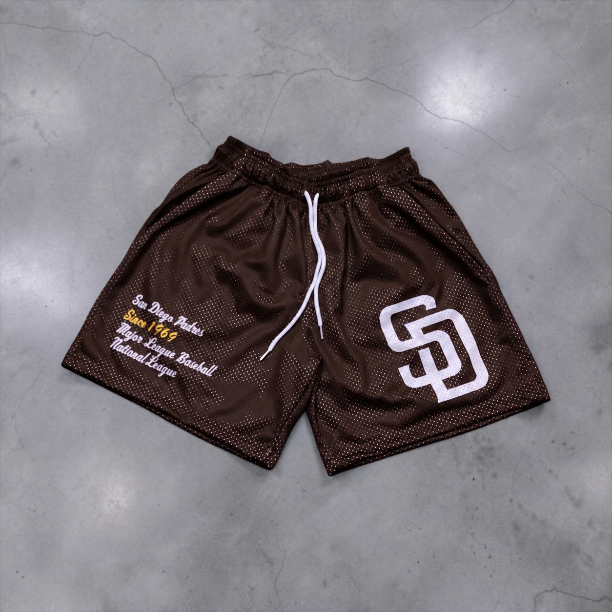 Since 1969 — mesh shorts